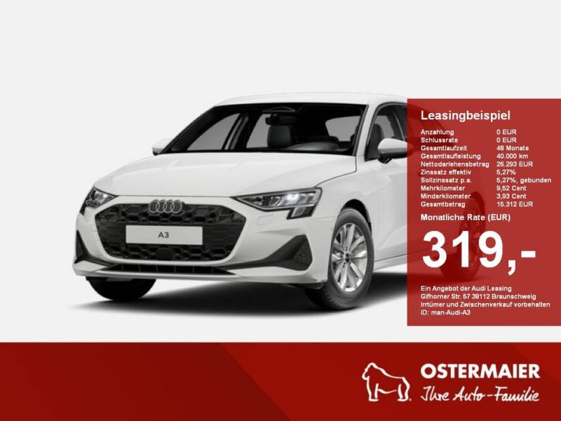 Audi A3 Sportback TFSI 85 kW Schaltgetriebe