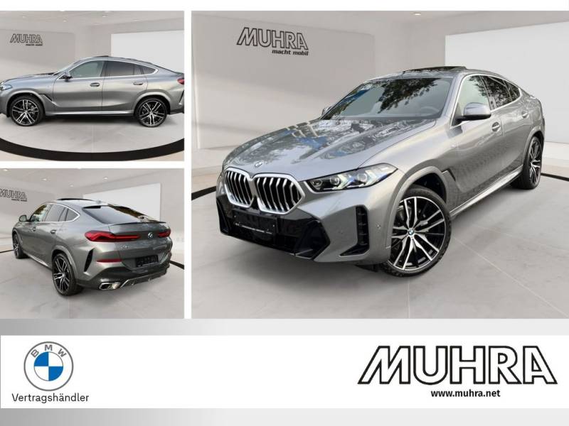 BMW X6 xDrive30d M Sport 22" AHK Memorysitz Pano Har