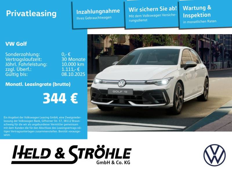 Volkswagen Golf R 2.0l TSI - BoostLeasing bis 08.10.2025