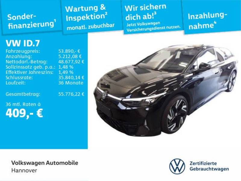 Volkswagen ID.7 Tourer GTX 4-Motion Navi AHK Pano LED Kamer
