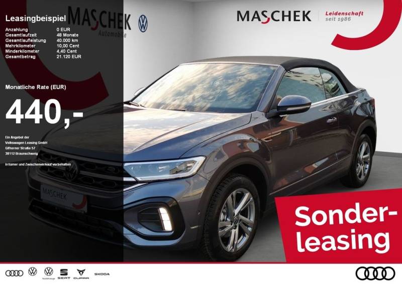 Volkswagen T-Roc Cabriolet R-Line 1.5 TSI AHK Kamera Klima