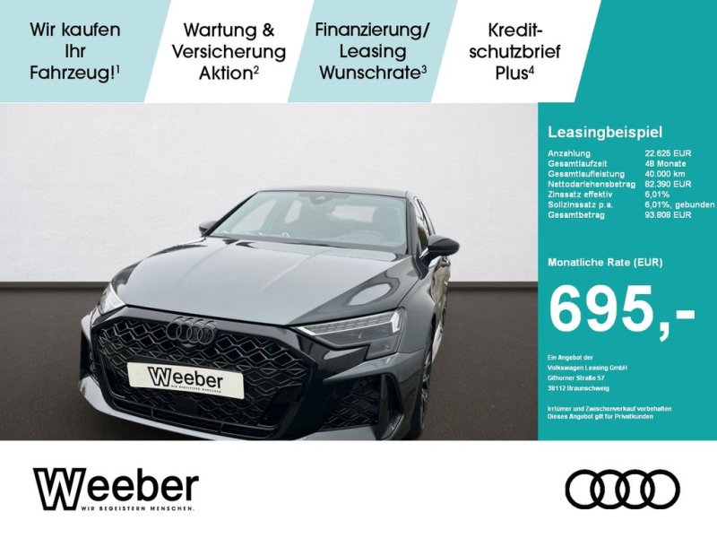 Audi RS3 Limousine Quattro S-Tronic HeadUp Panodach