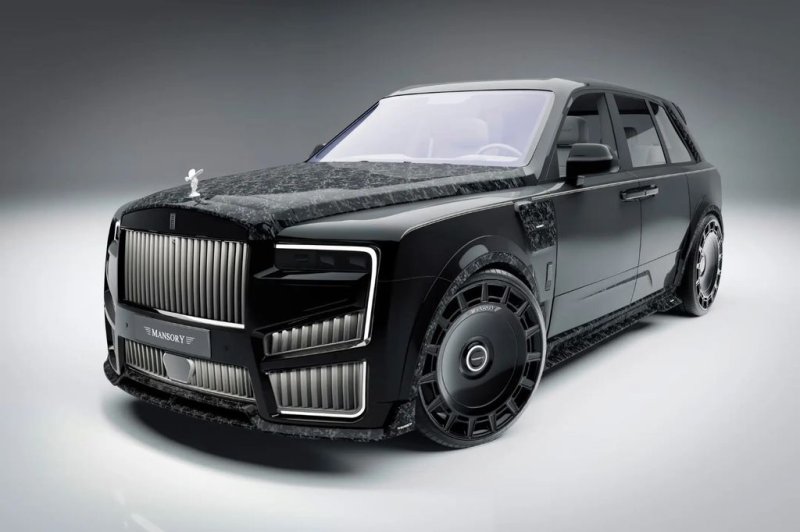 Rolls-Royce Cullinan BLACK BADGE 2025 MANSORY BLACK/ORANGE