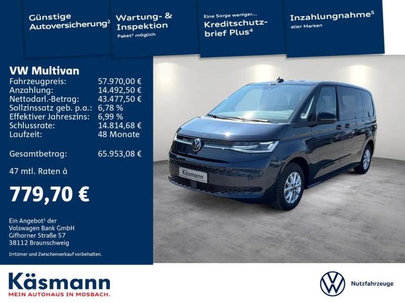 Volkswagen Multivan Life 2.0TDI MATRIX ACC KAM SHZ