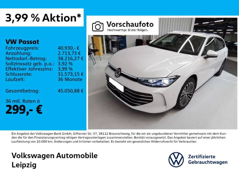 Volkswagen Passat 2.0 TDI Elegance *AHK*IQ*HuD*Innen: hell*