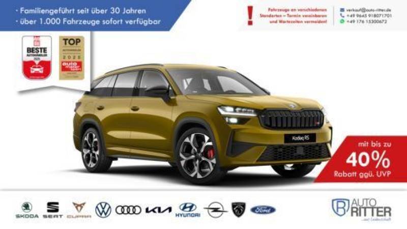Skoda Kodiaq RS ACC-HuD-Stand-Hzg-AHK-RFK-PANO-LED-...