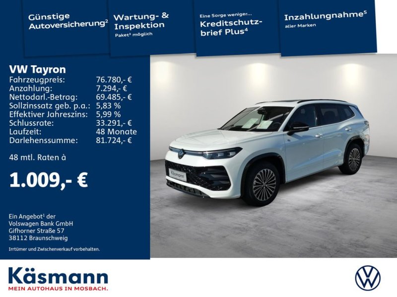 Volkswagen Tayron R-Line 2.0TDI 4M AHK BLACKSTYLE HandK MATRX