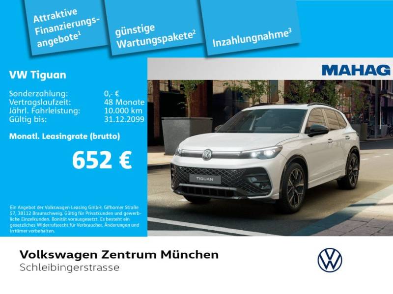 Volkswagen Tiguan 2.0 TDI 4MOT R-Line BlackStyle AHK LEDER