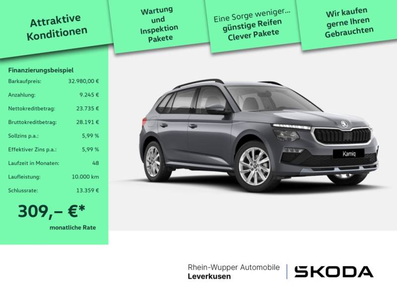 Skoda Kamiq TSI Selection LED ACC AHK SHZ NAVI KAM KLI
