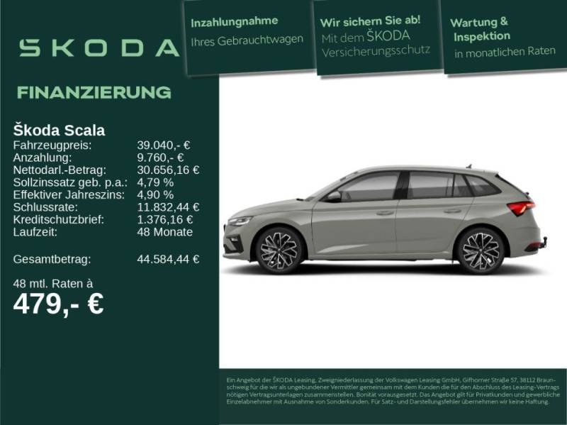 Skoda Scala Balance 1,5TSI 110kW DSG NAV R-KAM.AHK SHZ