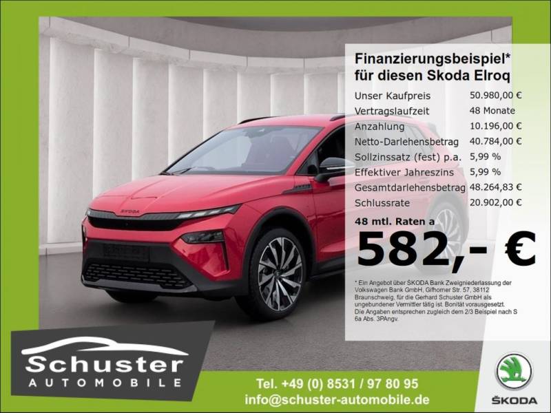 Skoda Elroq 85x SPORTLINE 4x4*AHK 360°K CANTON Massage