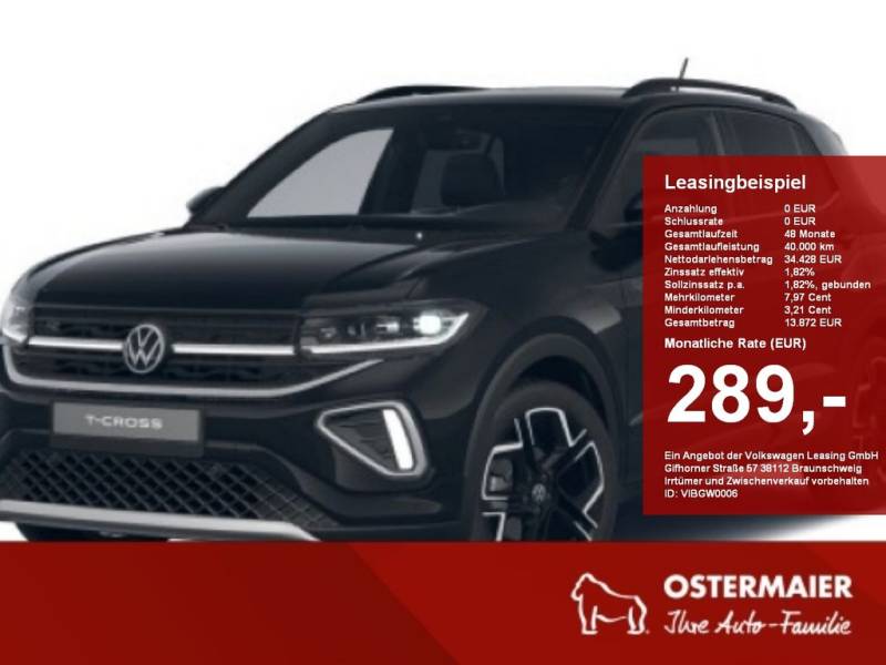 Volkswagen T-Cross R-Line 1.5 TSI ACT DSG AHK,KAM,NAV,4-J.G