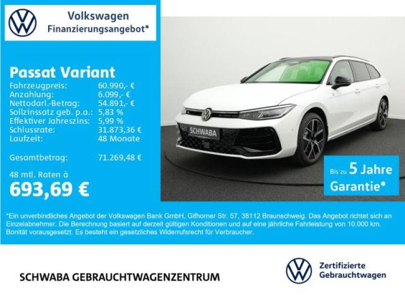 Volkswagen Passat Variant R-Line 2.0 TDI StdHz*PANO*AHK*19"