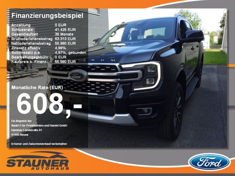 Ford Ranger DOKA Platinum 3.0l EcoBlue LED, AHK, RFK