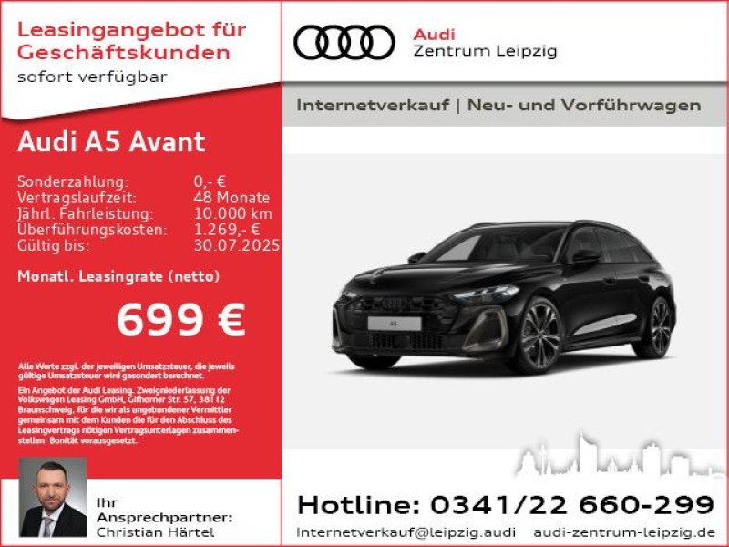 Audi A5 Avant e-hybrid qu. MATRIX*AHK*WR*Pano*BandO*20*