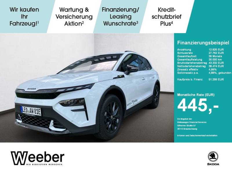 Skoda ELROQ RS HeadUp AHK Navi LED Kamera PDC LM