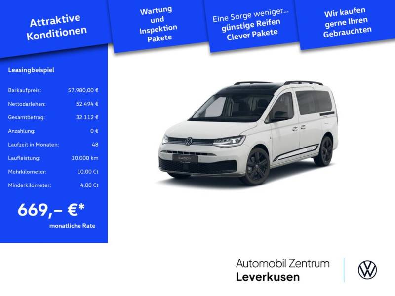 Volkswagen Caddy 2.0 TDI Maxi 7SITZER STANDHZ PANO AHK ACC