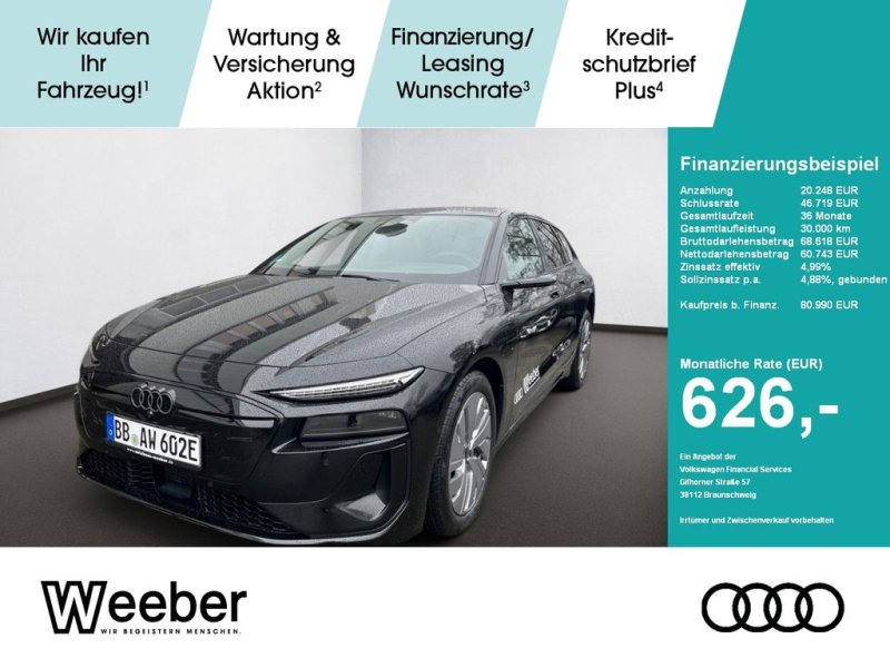 Audi A6 Avant e-tron performance HeadUp Panodach LM