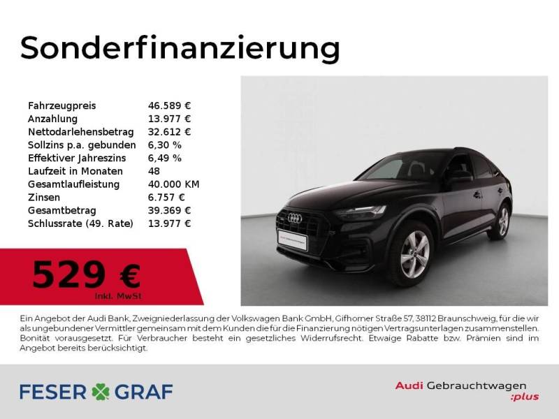 Audi Q5 Sportback 40 TFSI q. Matrix/Pano/Leder/360 Ka