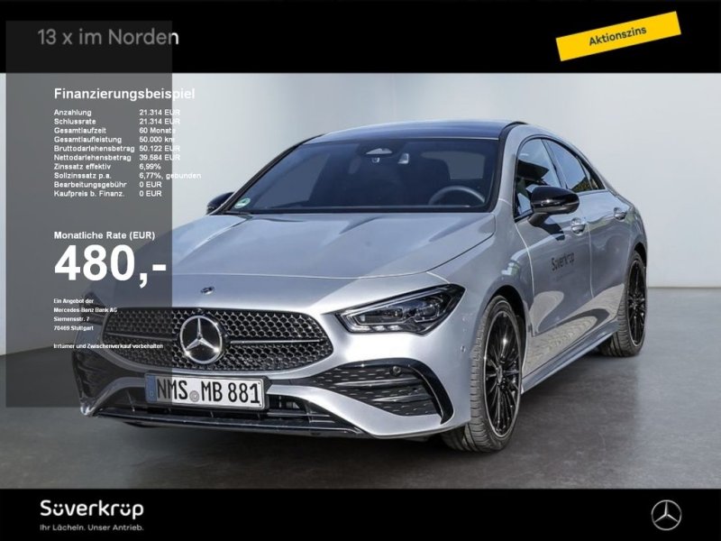 Mercedes-Benz CLA 200 Coupé AMG NIGHT SPUR PANO 360 STANDH