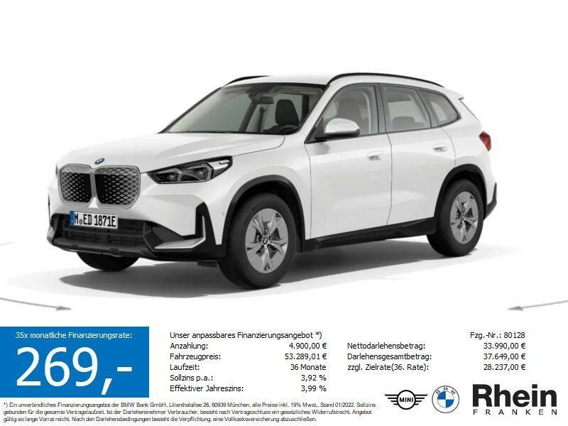 BMW iX1 eDrive20 Navi. DrivAss+. RFK. LED. uvm.