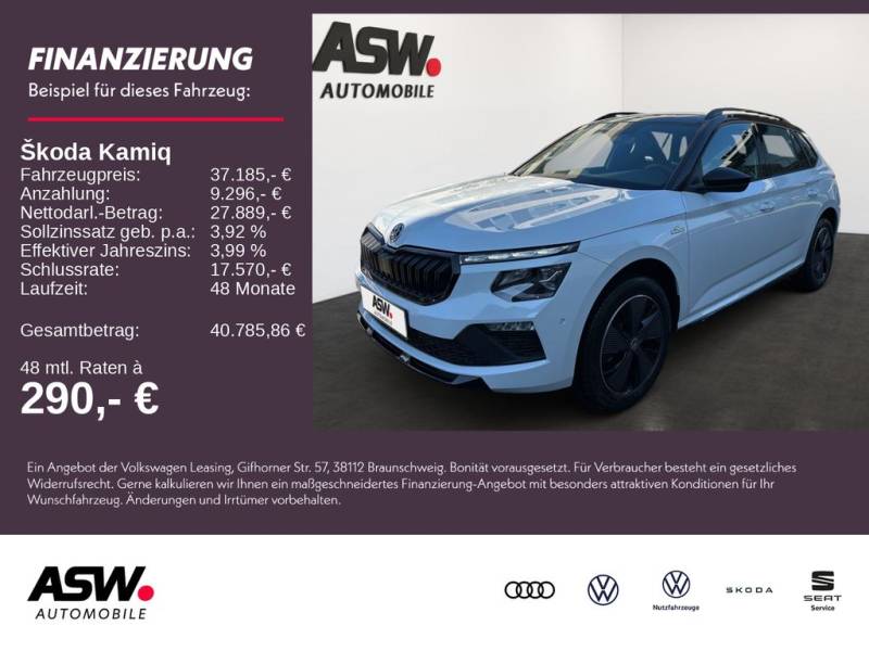 Skoda Kamiq Monte Carlo 1,5 TSI 150 PS DSG ACC SHZ AHK