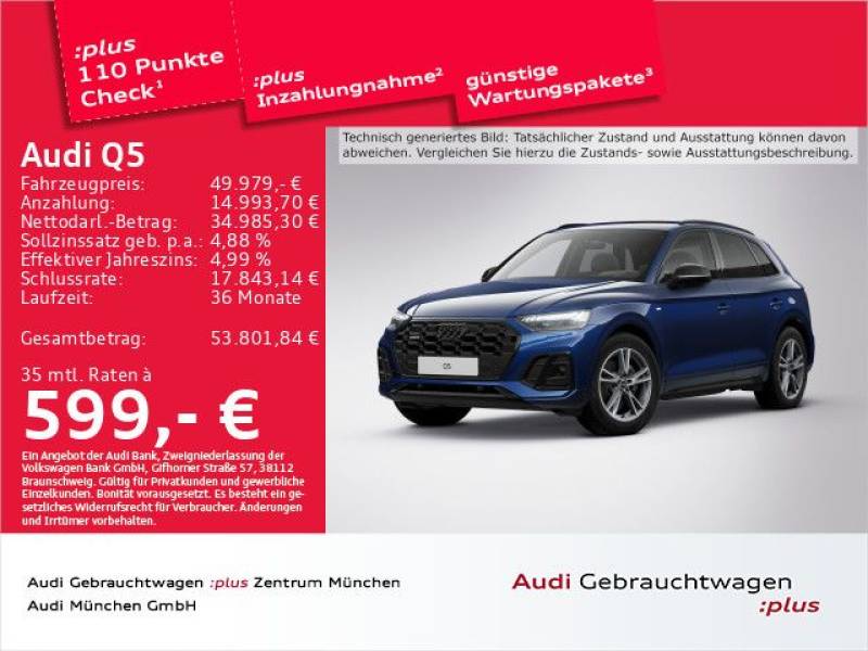 Audi Q5 SUV 40 TFSI qu. S tronic S line Pano/Virtual/