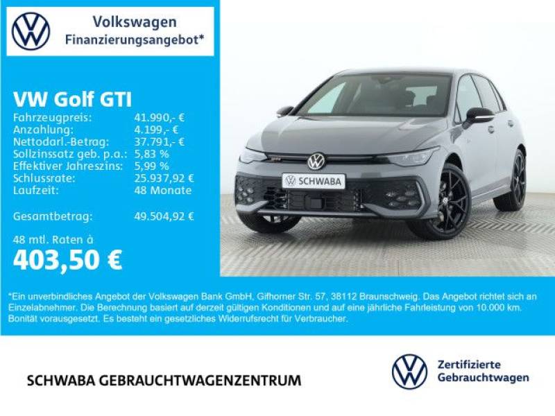Volkswagen Golf GTI 2,0 l TSI *DSG*LED*AHK*NAV*ACC*DCC*PDC*