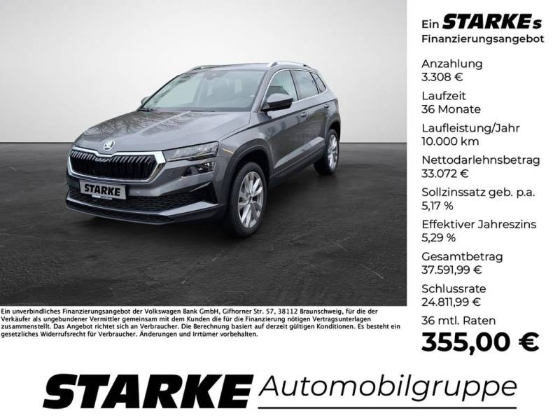 Skoda Karoq 2.0 TDI DSG Selection  AHK Navi LED PDC LM