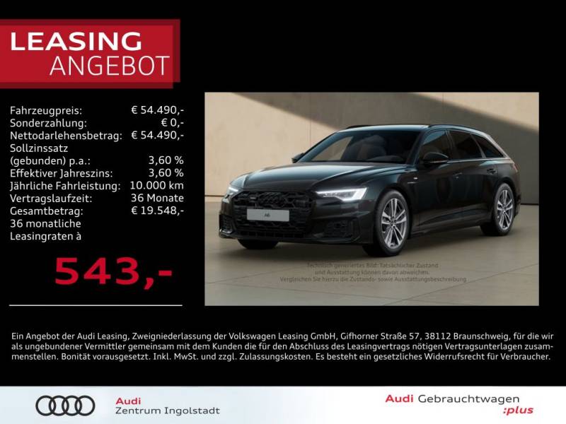 Audi A6 Avant 45 TDI qu S line MATRIX AHK PANO KAM.