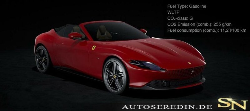 Ferrari Roma Spider LED+360+ADAS+DISPLAY+HIFI
