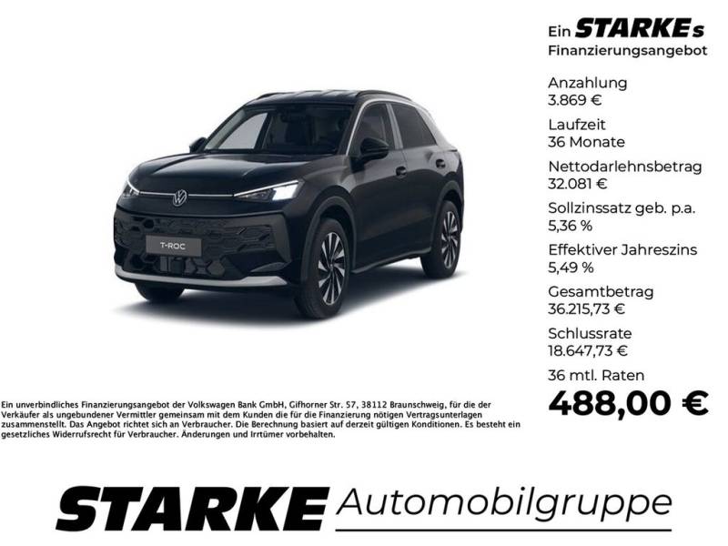 Volkswagen T-Roc 1.5 eTSI DSG Life  Navi LED Kamera PDC LM 