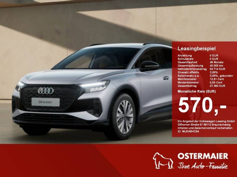 Audi Q4 45 e-tron 210 kW 286PS AHK,KEYLESS,KLIMA,NAVI