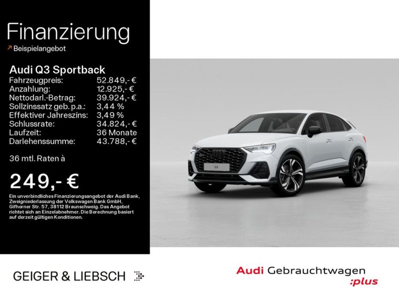 Audi Q3 Sportback 45 TFSI quattro S-LINE*NAVI-PLUS*MA