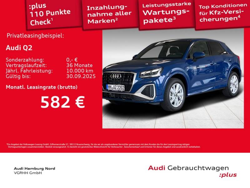 Audi Q2 35 TFSI S tronic 2xS line Matrix Kamera