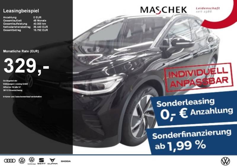 Volkswagen ID.4 Sonderleasing! AHK Navi Anschlussg IQLight