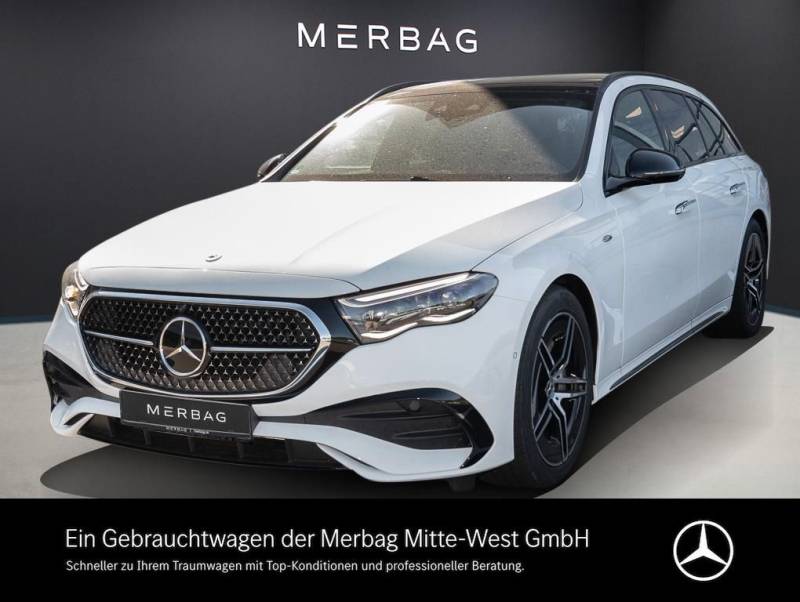 Mercedes-Benz E 300 e T-Modell mit EQ Hybrid Technologie Pano