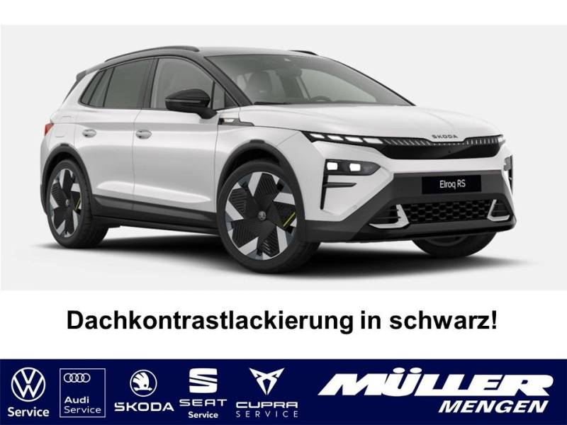 Skoda Elroq RS 84kWh Batterie Maxx-AHK-schwarzes Dach