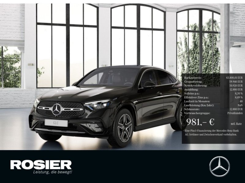 Mercedes-Benz GLC 220d 4M Coupé AMG Line AHK PANO LED 360° SHZ