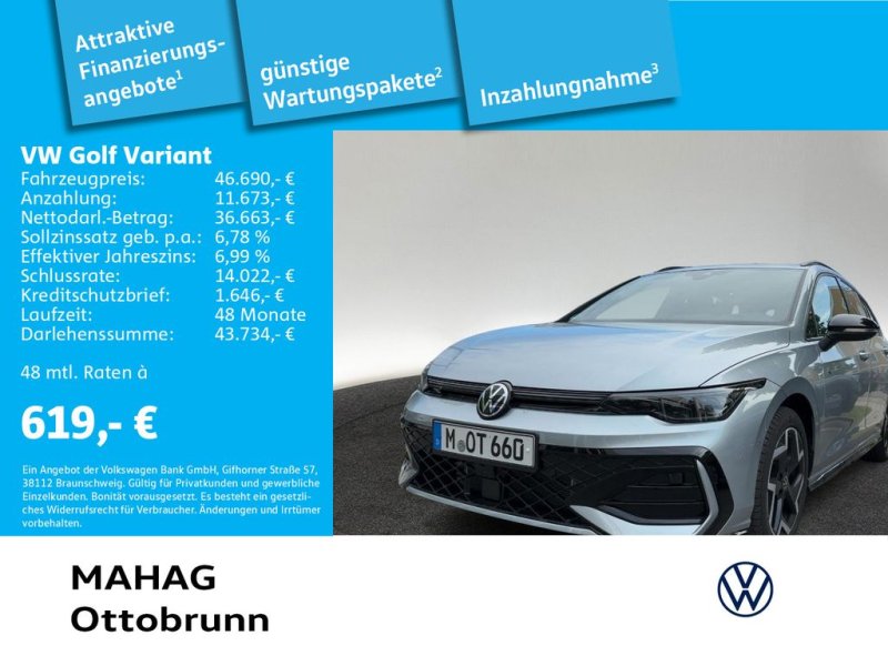 Volkswagen Golf VIII Variant 2.0 TDI R-Line BlackStyle AHK