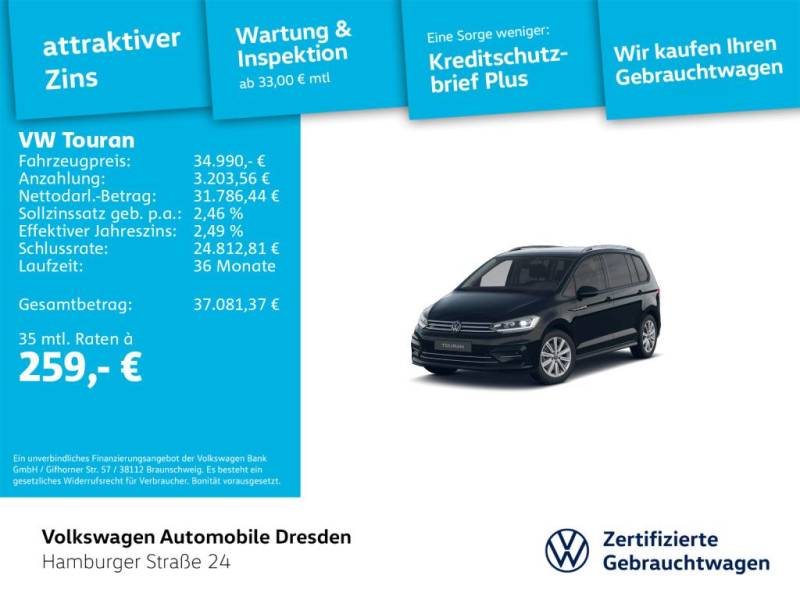 Volkswagen Touran R-Line 1.5 TSI DSG LED