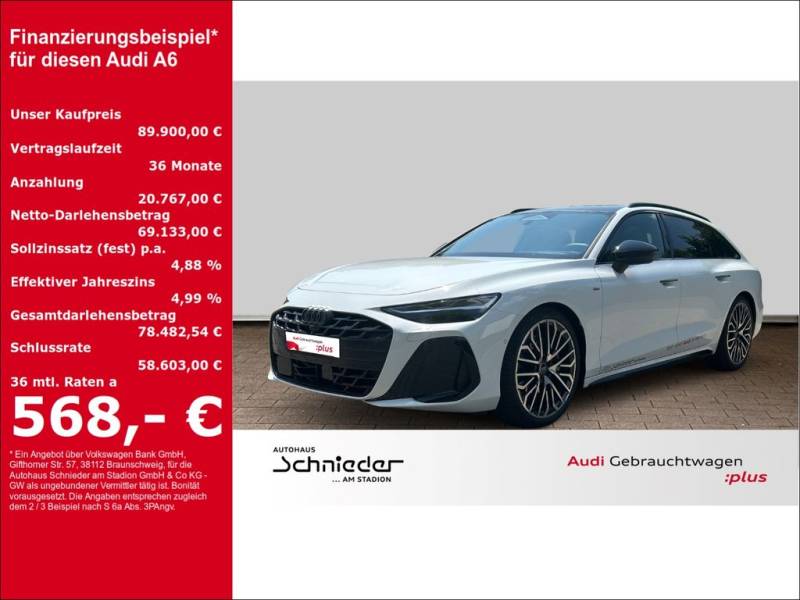 Audi A6 AVANT TFSI 270 kW LED+TECH PRO+BandO+PANO+LUFT