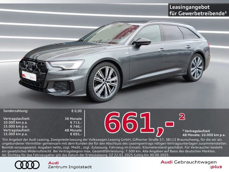 Audi A6 Avant 40 TDI qu 2x S line MATRIX AHK BandO 20"