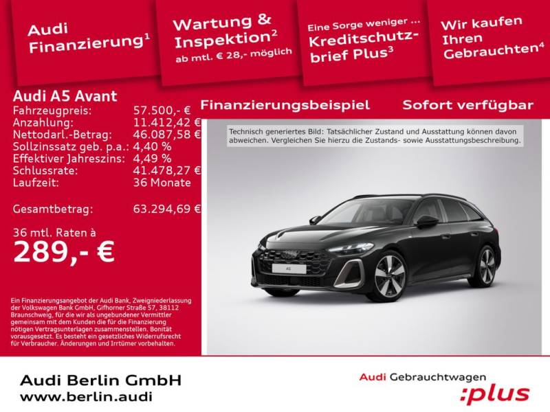 Audi A5 Avant A5 2.0 TFSI Avant qu. edition one