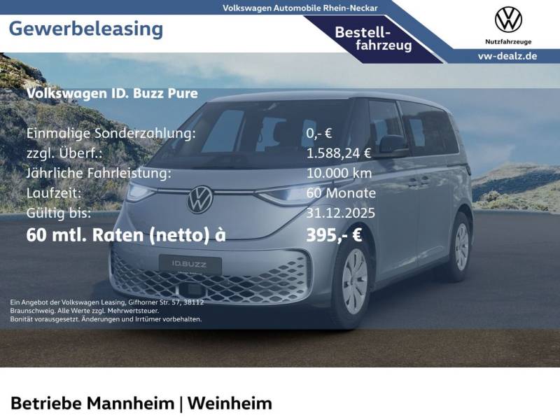 Volkswagen ID. Buzz Pure 125kW / 59 kWh Klima ACC DAB LED