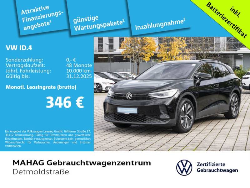 Volkswagen ID.4 Pure 125kW Wärmepu CCS IQ.Light Nav ParkPil