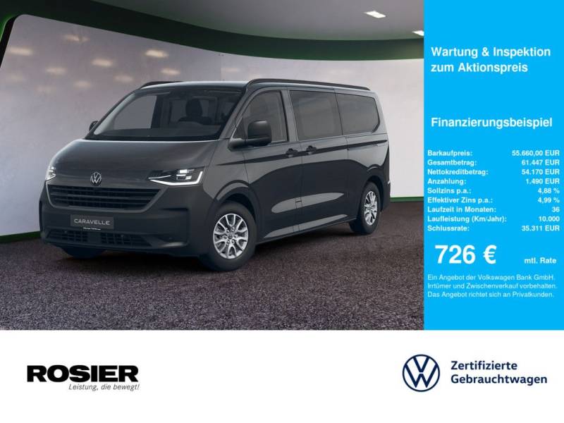 Volkswagen T7 Caravelle 2.0 TDI LR 8 Sitze Autom. NAVI SHZ