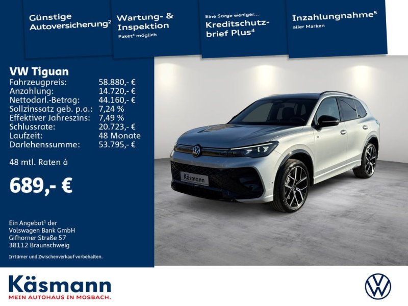 Volkswagen Tiguan R-Line 2.0TDI 4M AHK PANO 360 HandK MATRIX