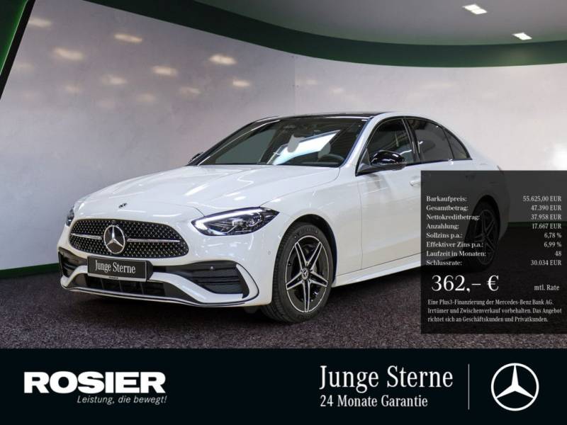 Mercedes-Benz C 300 e 4M AMG Sport Advanced Distr. LED Pano Na