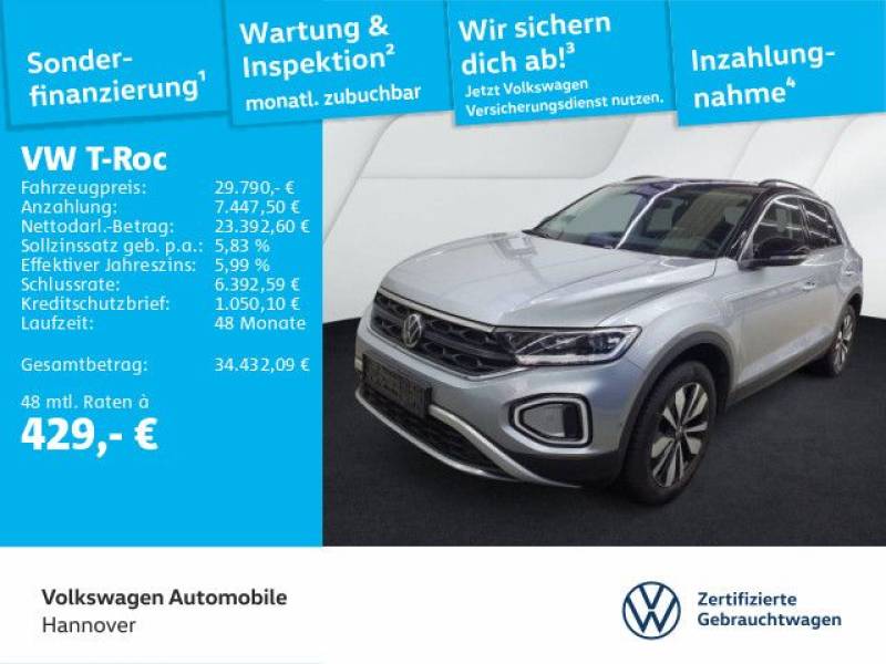 Volkswagen T-Roc 2.0 TDI DSG Goal Navi AHK LED Kamera DigCo